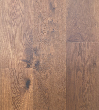 Engineered Hardwood Flooring dark brown close up