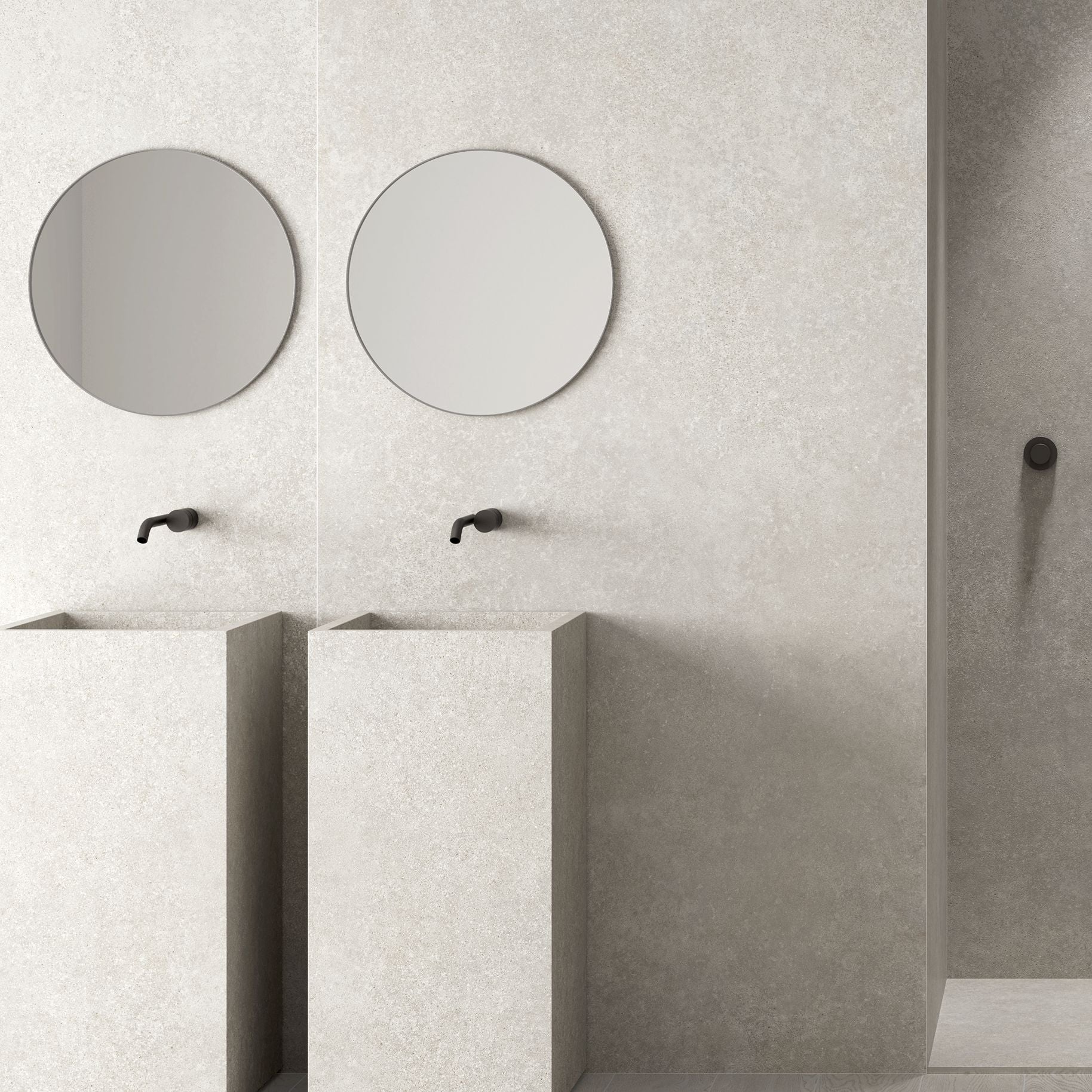 Code Sand 12x24 Matte Finish Porcelain Concrete Tile