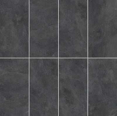 Core Dark Grey 24x48 Matte Finish Porcelain Concrete Tile