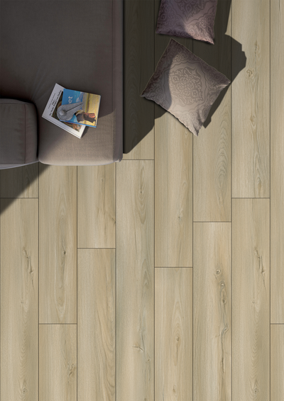 HTBC Resilience Cotton 7"x48"x12mm Laminate Flooring