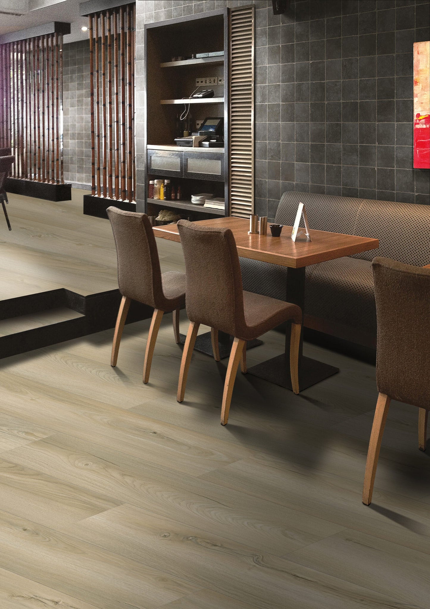 HTBC Resilience Cotton 7"x48"x12mm Laminate Flooring