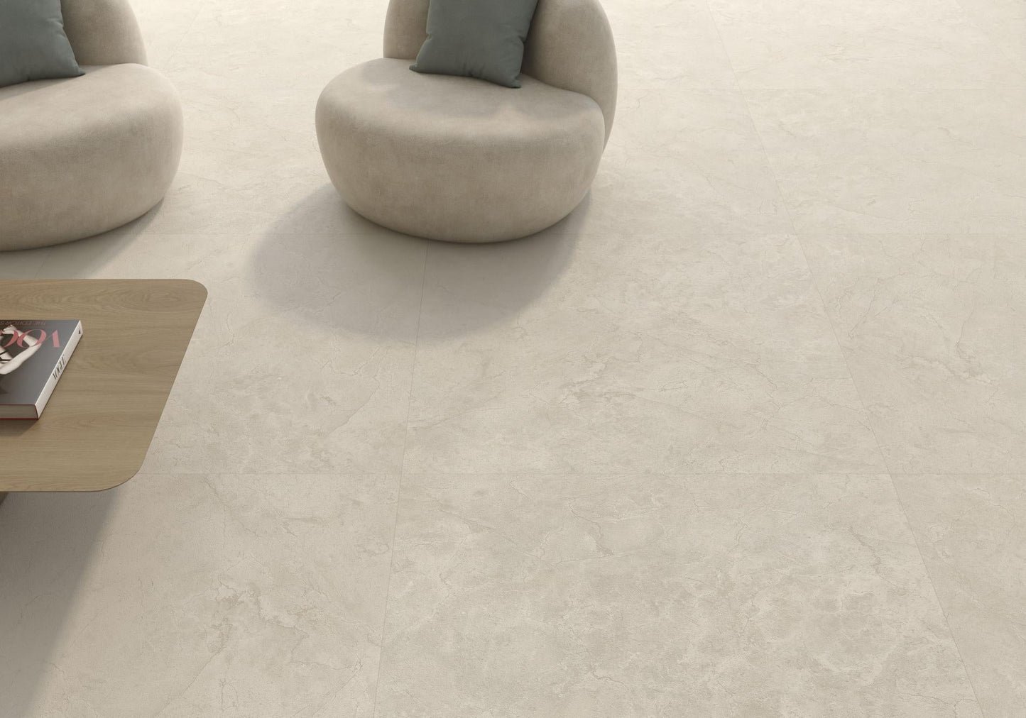 Crema Marfil Cream 24"x48" Polished Porcelain Tile