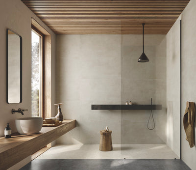 Domino Calce 24x48 Matte Finish Porcelain Concrete Tile