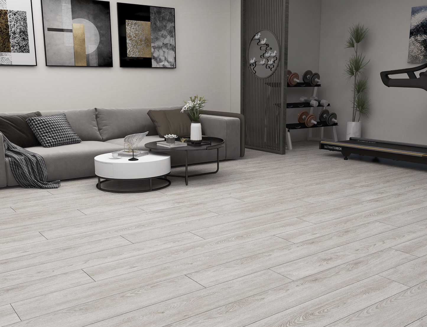 Driftwood Heritage 6.5mm SPC Luxury Vinyl Flooring 7"x48"