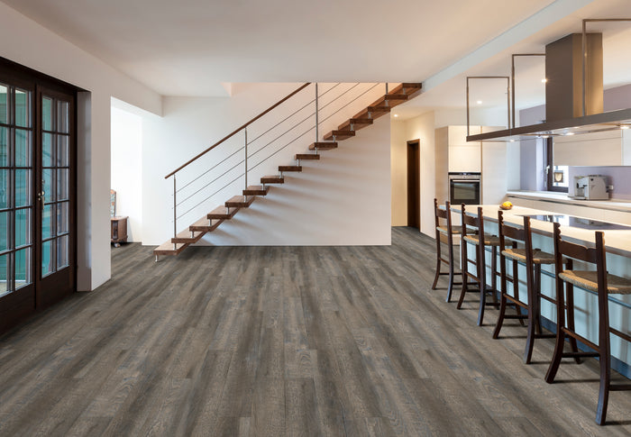 EnduraStride Series Ridge Runner Grey 2mm Vinyl Flooring 7