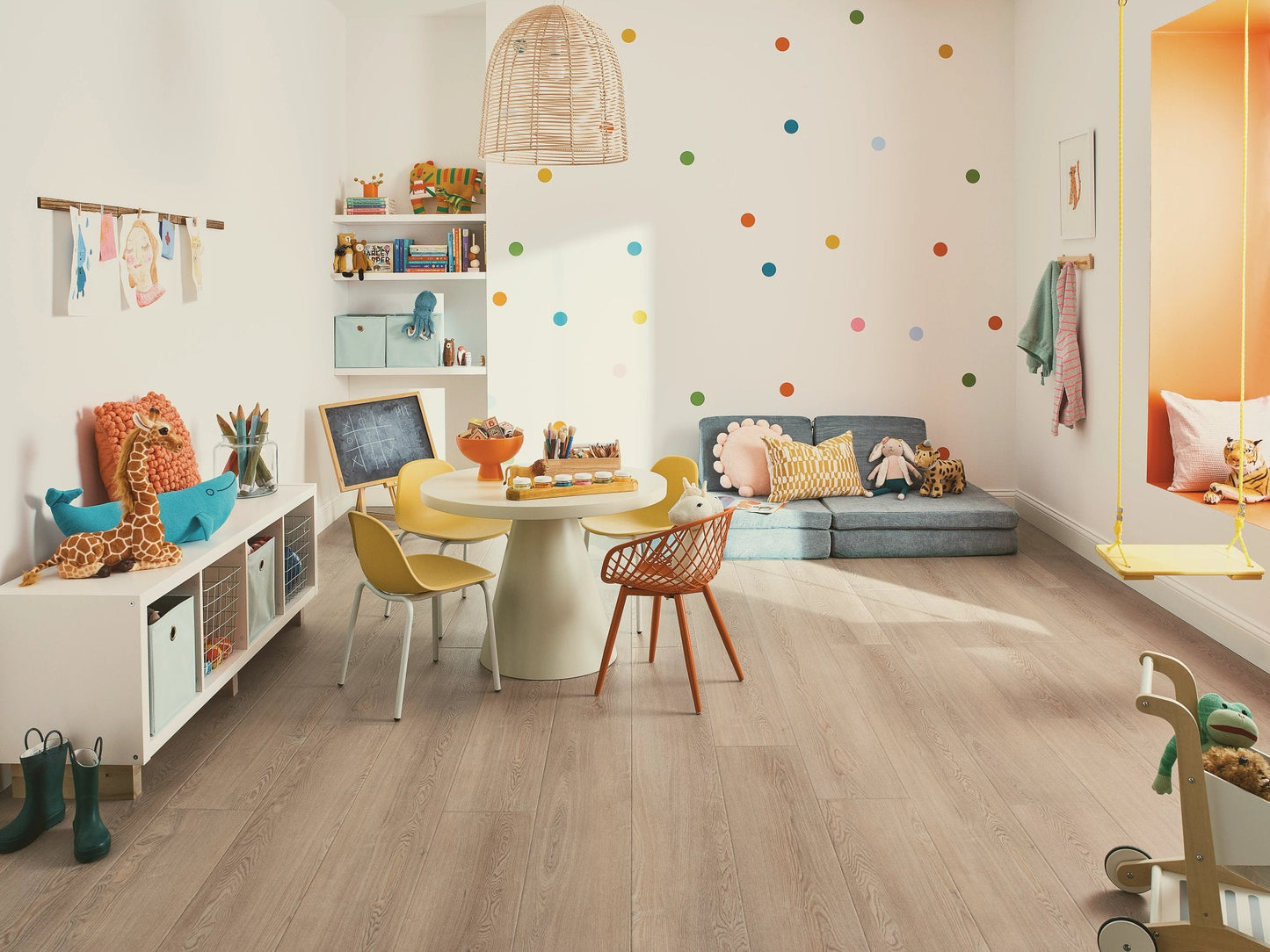 Coretec Premium Flaxen Ash 9"x72" Luxury Vinyl Flooring