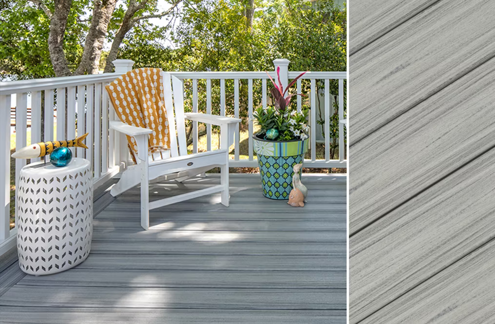 Trex Enhance Foggy Wharf 1"x8"x12 ft. Fascia