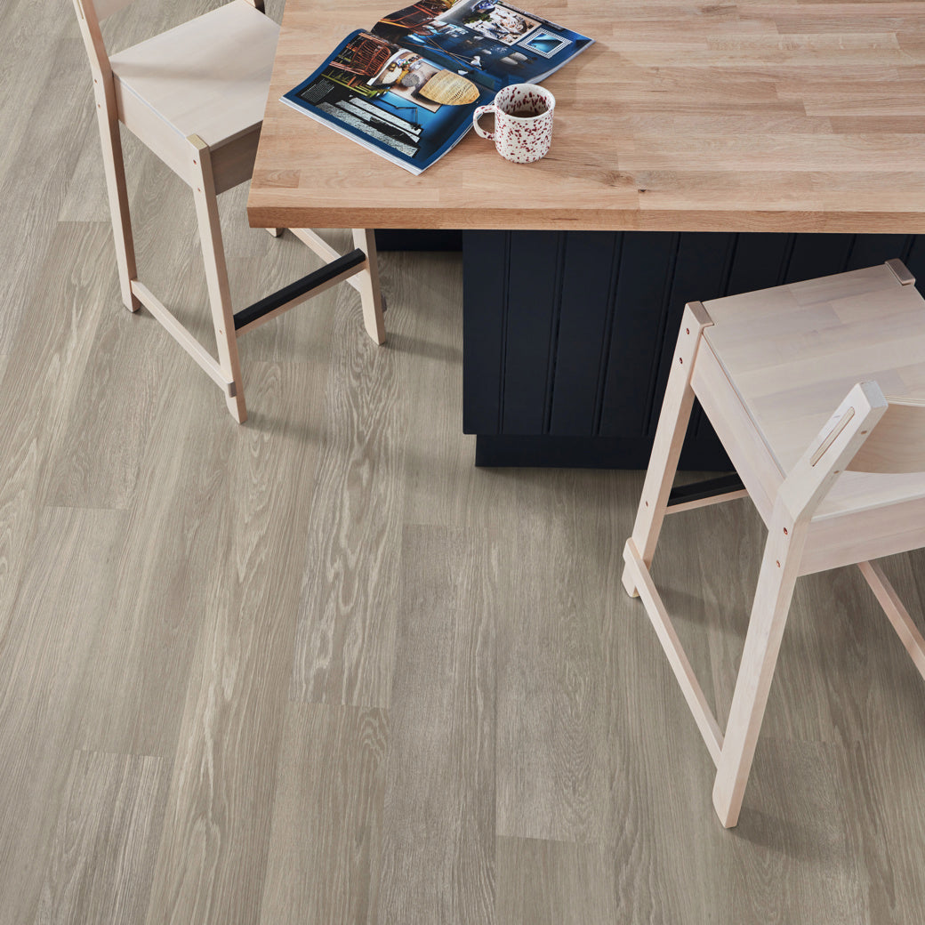 Karndean Rigid Core Grey Limed 6"x36" Luxury Vinyl Flooring
