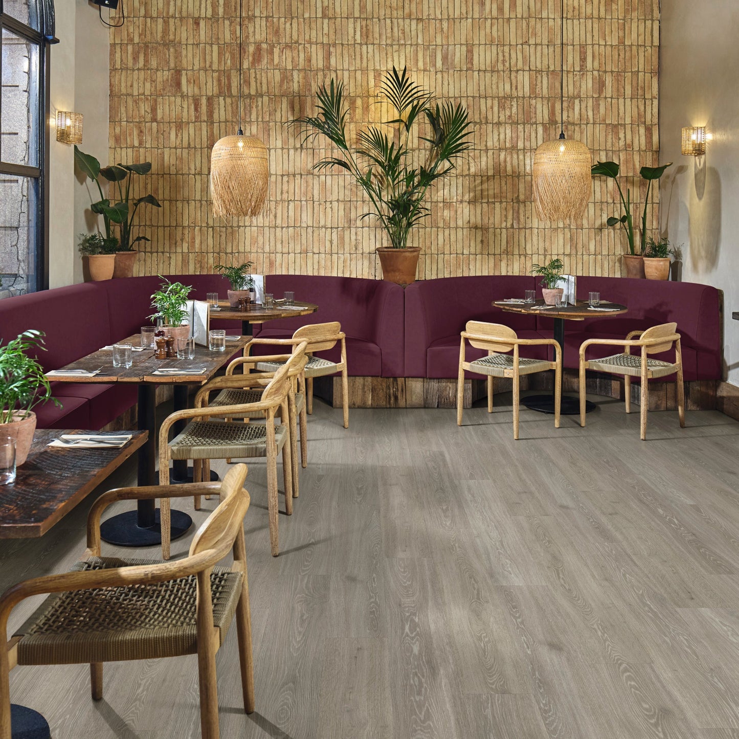 Karndean Korlok Grey Loire Oak 9"x56" Luxury Vinyl Flooring