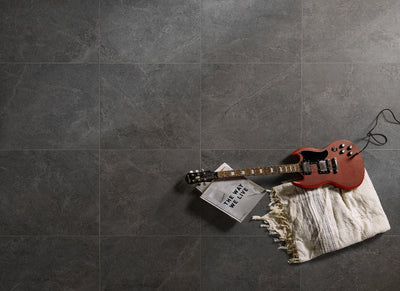 Gronland Stone Carbon 24"x24" Matte Porcelain Tile