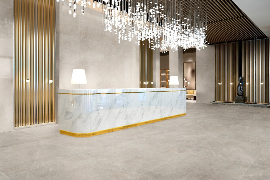 Gronland Stone Pearl 24"x24" Matte Porcelain Tile