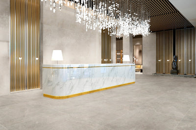 Gronland Stone Pearl 24"x24" Matte Porcelain Tile