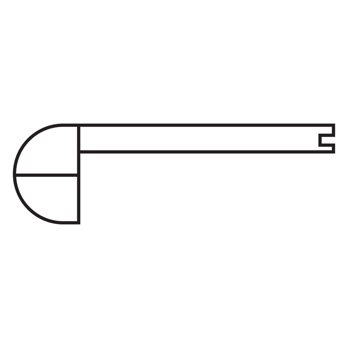 Manorfield Series Sand Oak Stairnose 92.5"