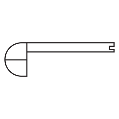 Manorfield Series Sand Oak Stairnose 92.5"