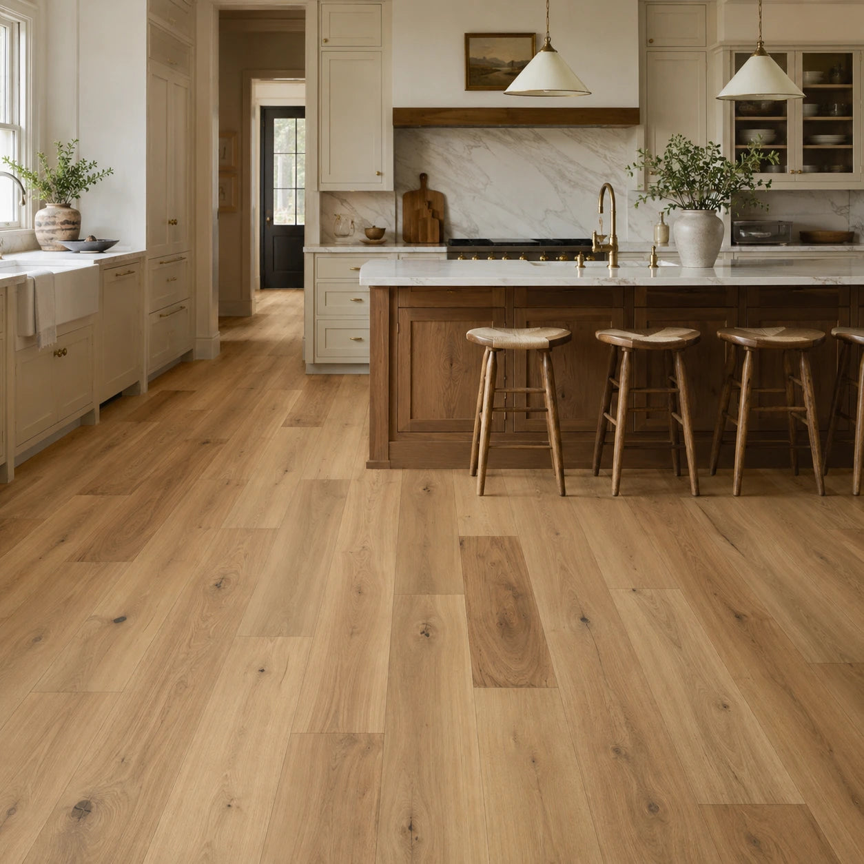 Avenor Hearth hardwood flooring installed in a kitchen