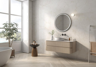 Hermes Cream 24"x48" Matte Porcelain Tile