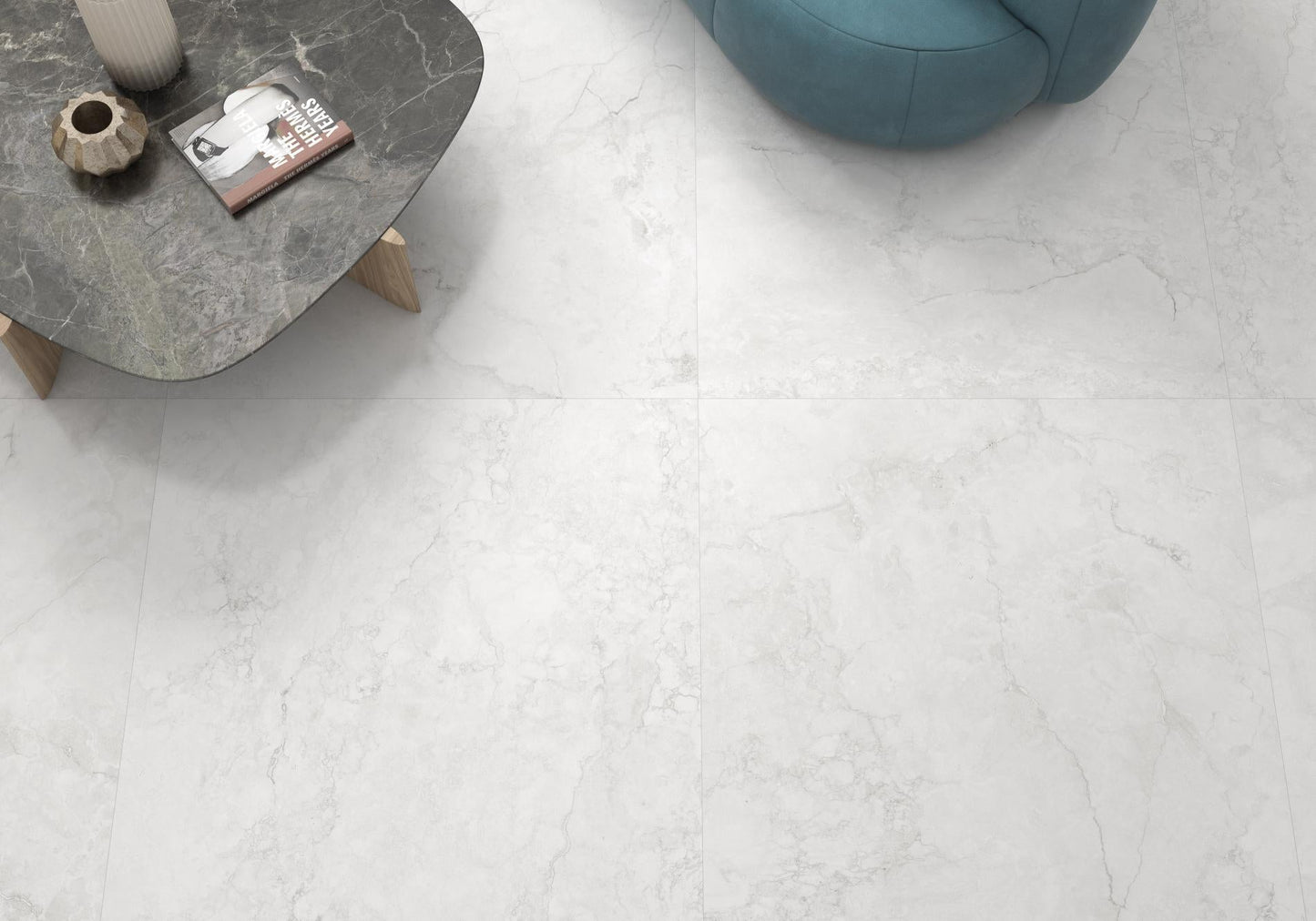 Hermes White 24"x48" Matte Porcelain Tile