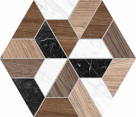 Hex Joy 9x10 Matte Finish Porcelain Tile