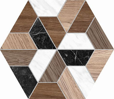 Hex Joy 9x10 Matte Finish Porcelain Tile