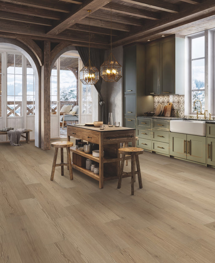 Happy Feet Ponderosa Pine 10mm Laminate Flooring 7”x47”