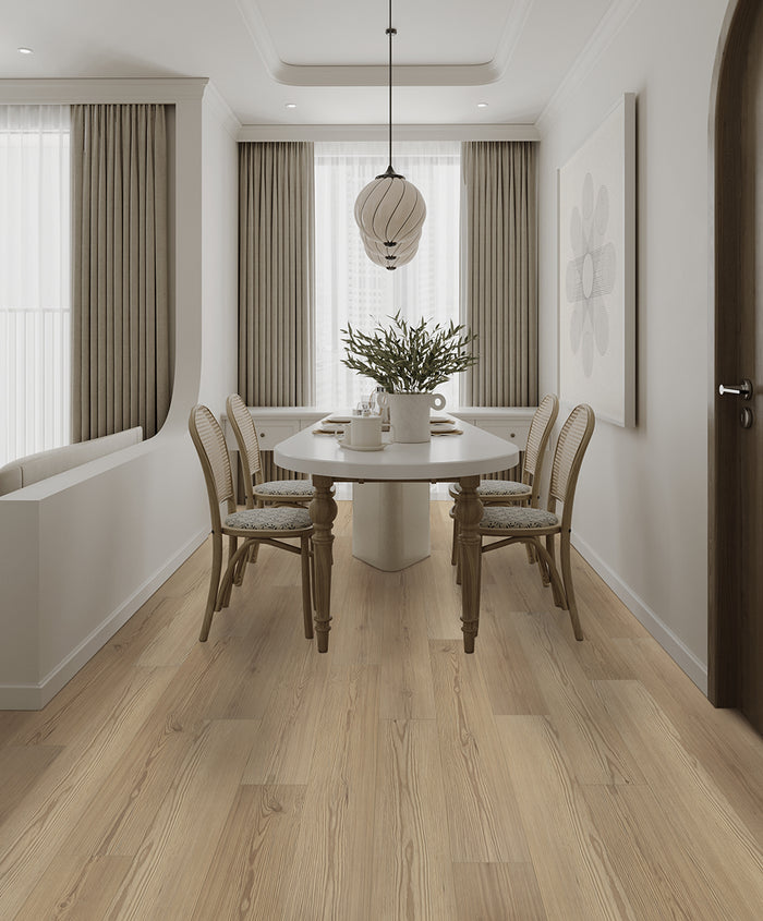 Happy Feet Ponderosa Pine 10mm Laminate Flooring 7”x47”