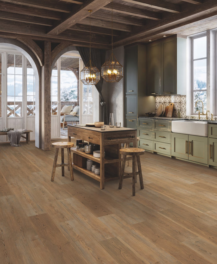 Happy Feet Reclaimed Pine 10mm Laminate Flooring 7”x47”