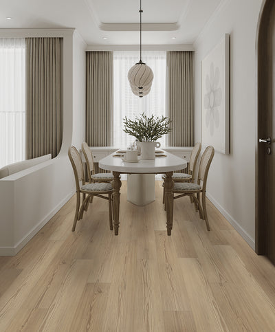 Homecoming Solenne Pine 10mm Laminate Flooring 7”x47”