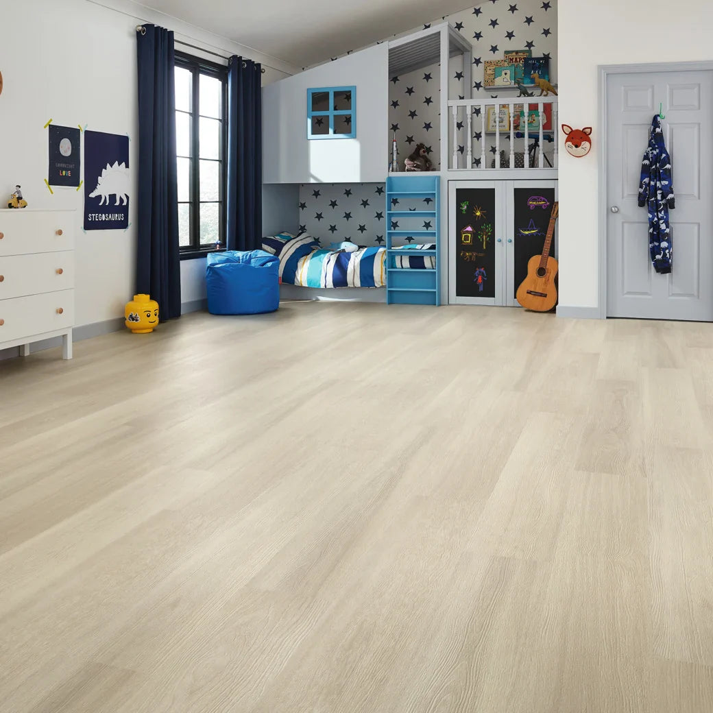 Karndean Korlok Ivory Brushed Oak 9"x56” Luxury Vinyl Flooring