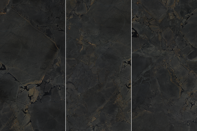 Jurassic Black 24x48 Polished Finish Porcelain Tile