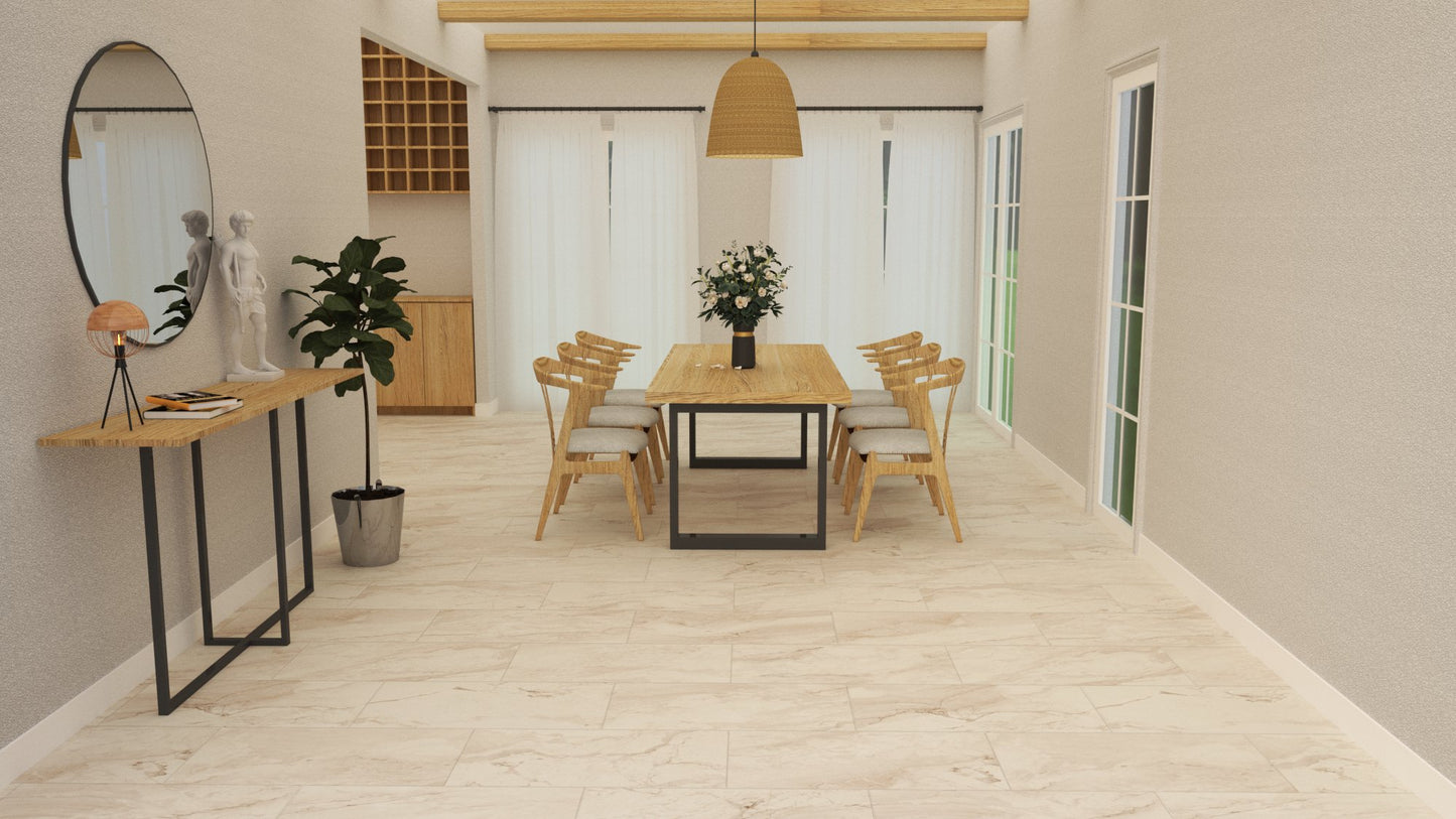 Infinity Floor Prairie 5.5mm SPC LVP Flooring 12"x24"