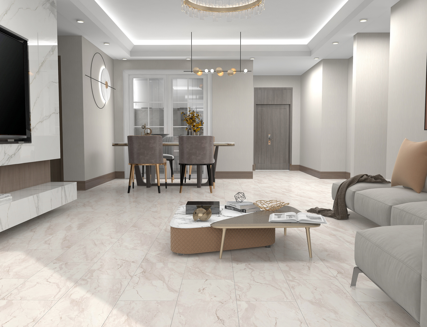 Infinity Floor Prairie 5.5mm SPC LVP Flooring 12"x24"