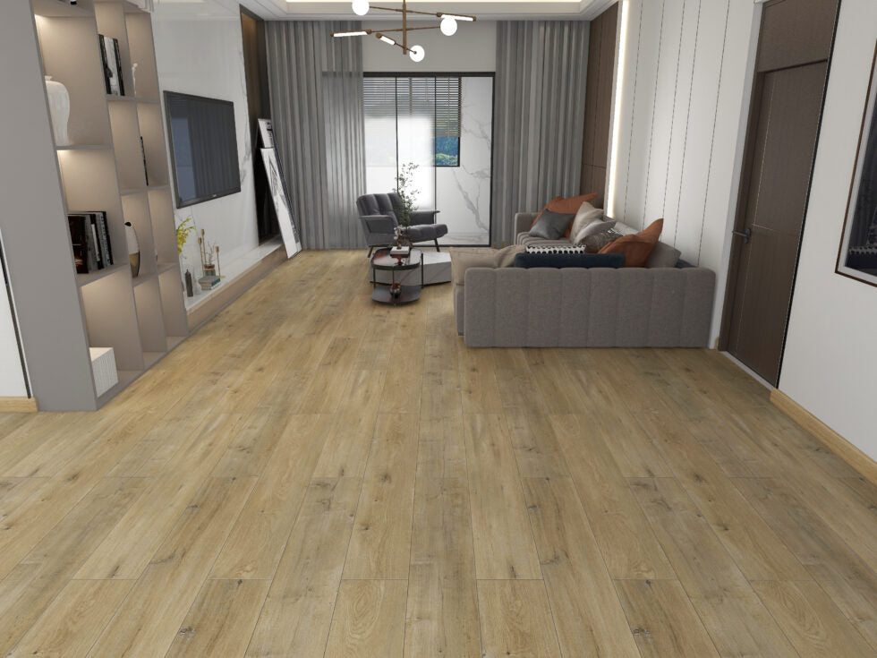 HTBC Resilience Lunar 7"x48"x12mm Laminate Flooring