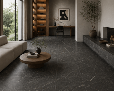 Lurelle Coal Lumen Matte 12"x24" Porcelain Tile