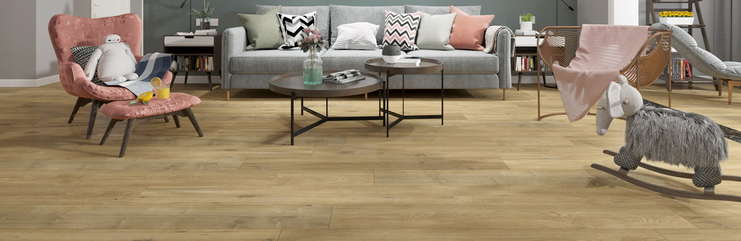 Opus Floors Mackenzie Oak II 8"x 48"x12mm Laminate Flooring