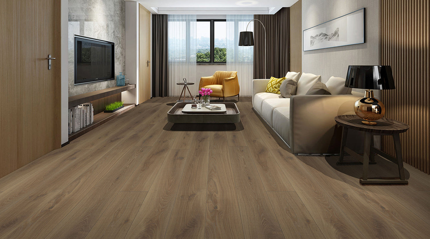 Opus Floors Magellan Oak 9"x87"x12mm Laminate Flooring