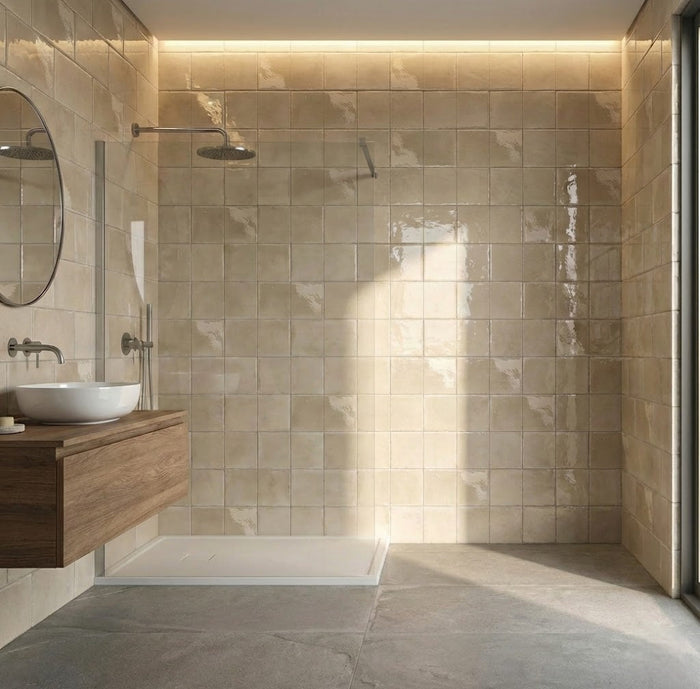 Manufatti Armadillo 8x8 Polished Porcelain Decorative Tile