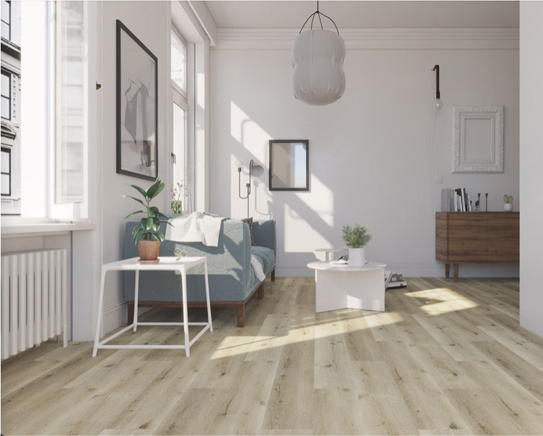 Meadow Forge Harbor Light Oak 5mm Vinyl Flooring 7"x48"