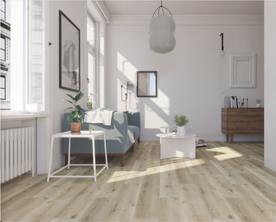 Meadow Forge Harbor Light Oak 5mm Vinyl Flooring 7"x48"