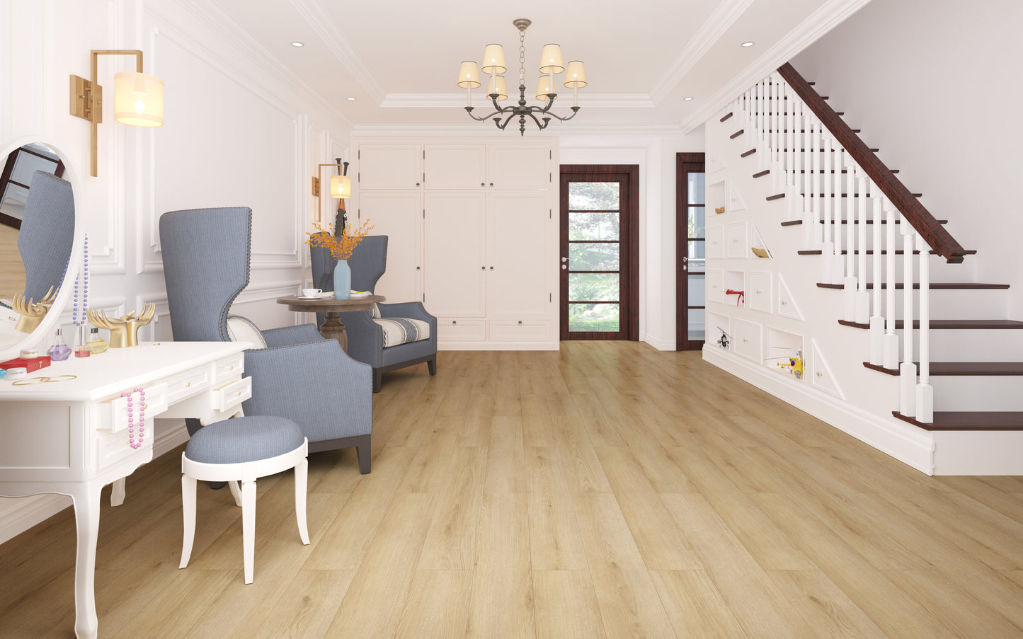 Meadow Forge Prairie Sand Oak 5mm Vinyl Flooring 7"x48"