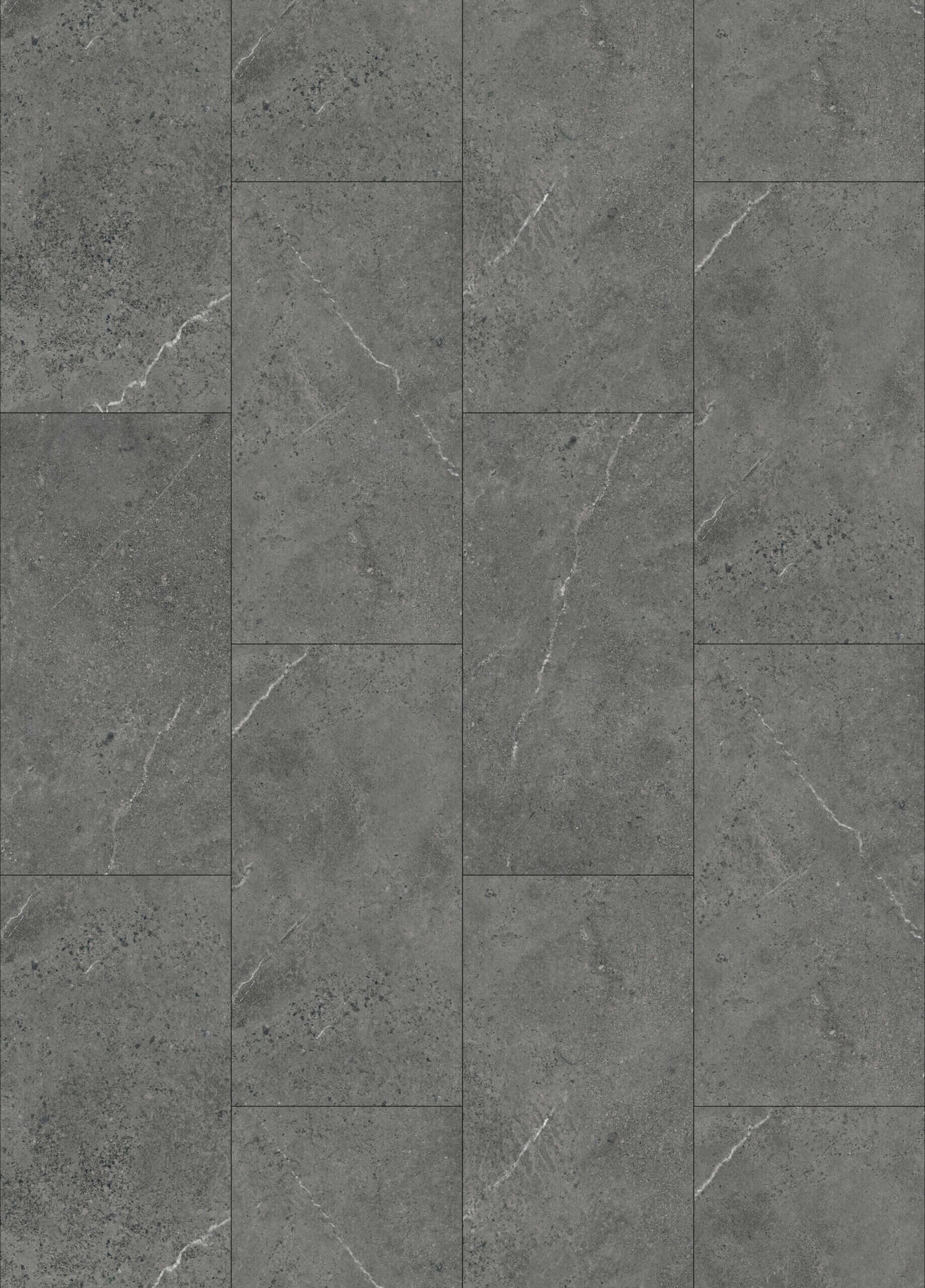 HTBC Zen Tile Midnight Onyx 12"x24"x7.5mm Vinyl Flooring