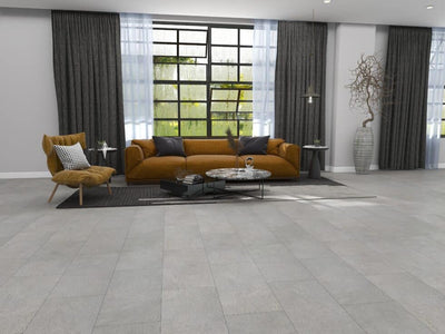 HTBC Zen Tile MoonlitSilver 12"x24"x7.5mm Vinyl Flooring