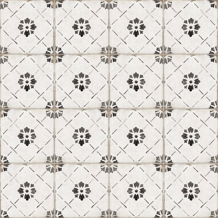 Nocelle Pattern 8x8 Matte Porcelain Decorative Tile