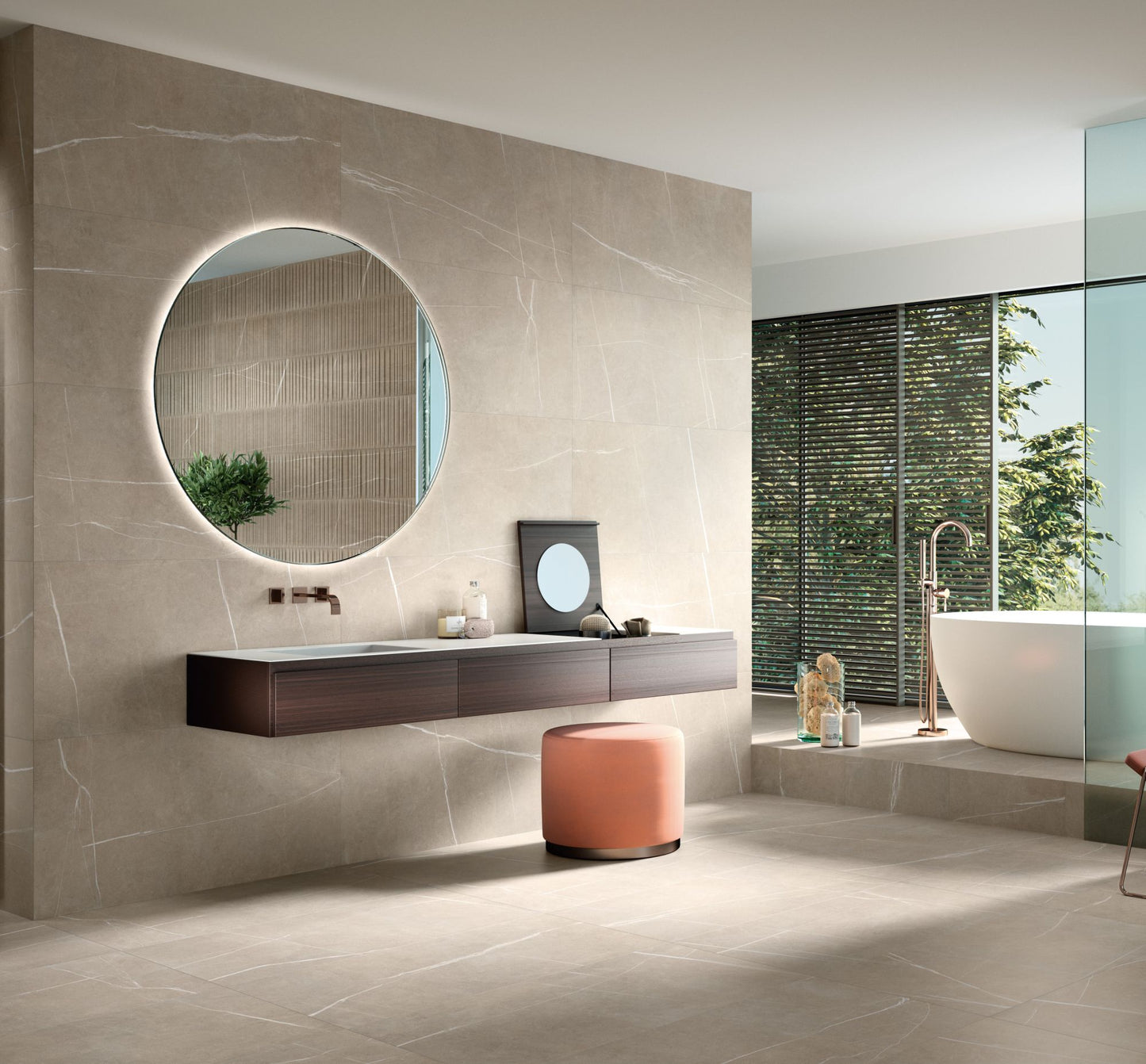 Nomade Bone 12x24 Matte Finish Porcelain Tile