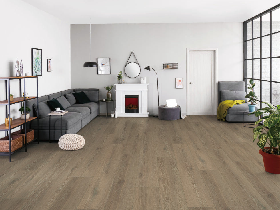 HTBC Supreme Wood Oxford 9"x60"x12mm Laminate Flooring