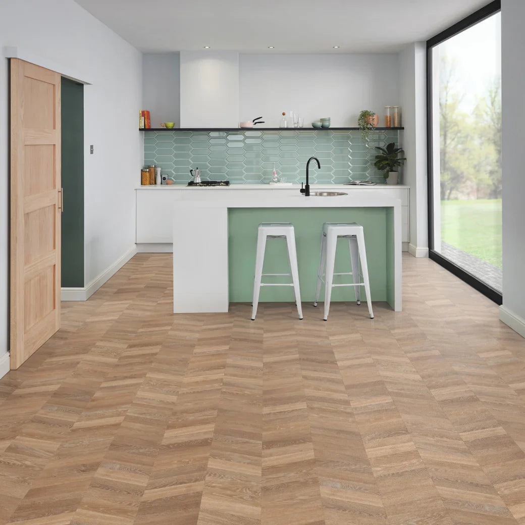Karndean Rigid Core Pale Limed 6"x36" Luxury Vinyl Flooring