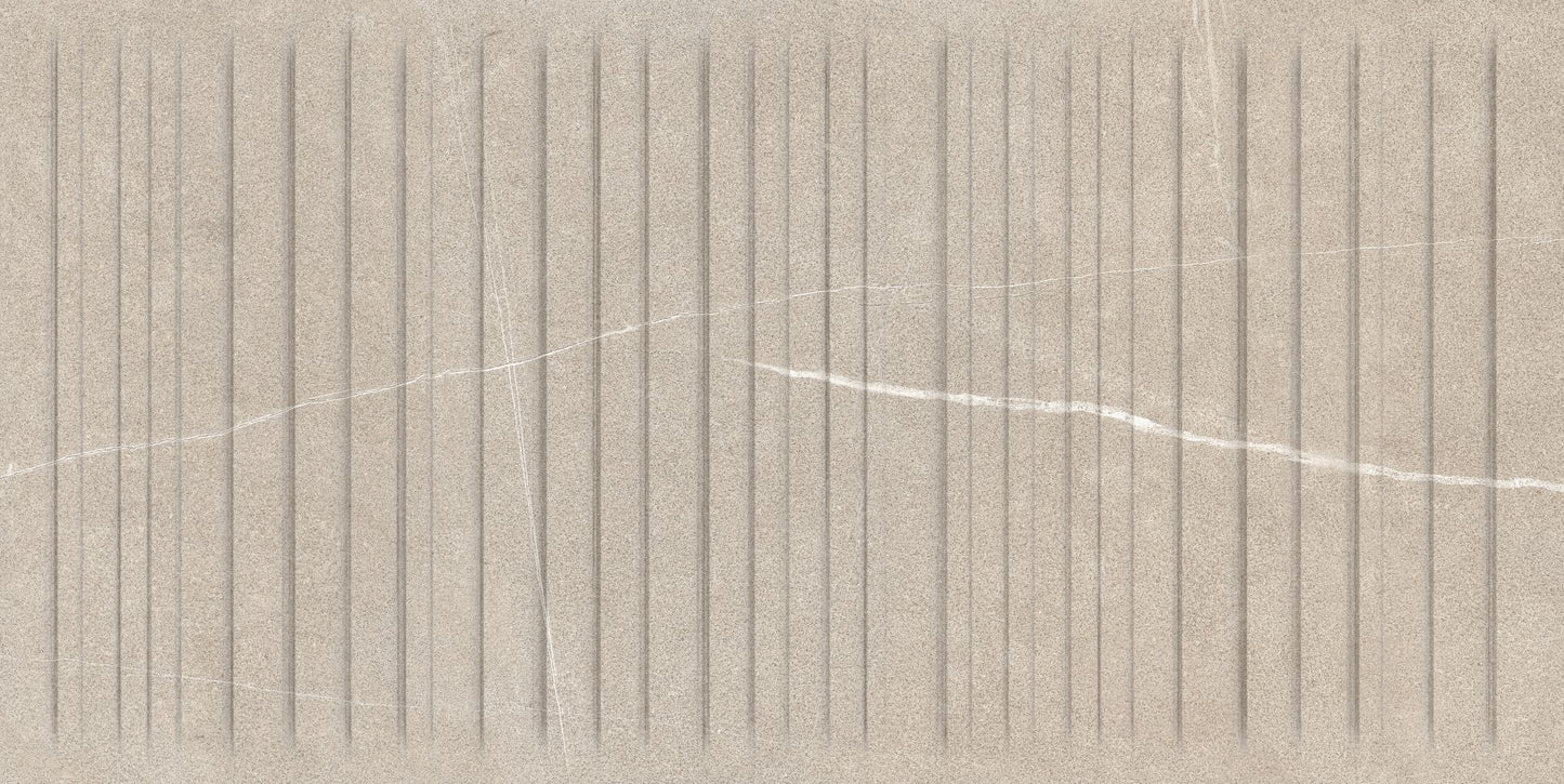 Parallelo Bone 12x24 Matte Decorative Porcelain Wall Tile