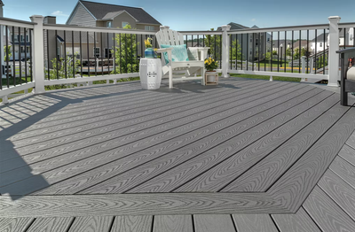 Trex Select Pebble Grey 1"x8"x12 ft. Fascia