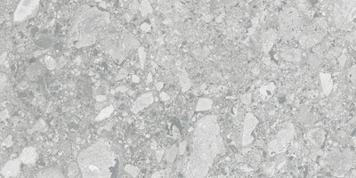 Pedregal Silver 12x24 Matte Finish Terrazzo Tile Porcelain