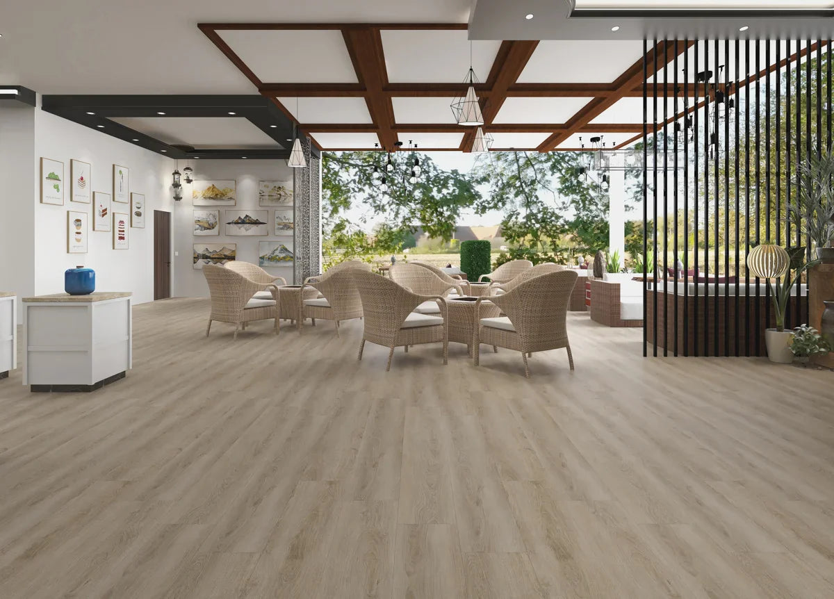 Floor Tek Pro-Line Desert 9"x60" SPC Vinyl Flooring