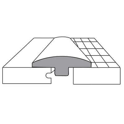 Coastal Passage Harbor Sand T-Molding 84"